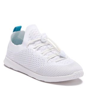NATIVE Kids White Lace Up Sneakers KNIT (size 13)